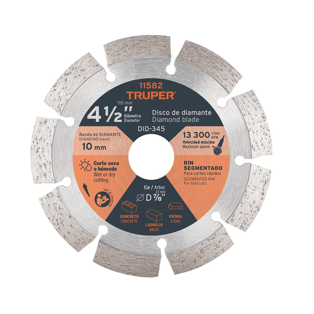 Disco de diamante de 4-1/2