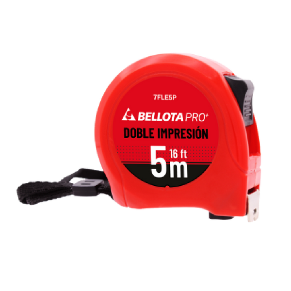 Flexómetro Doble Impresión 5 M Bellota