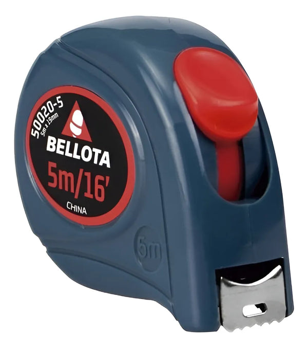 Flexómetro de 5 Metros de Doble Impresión Bellota