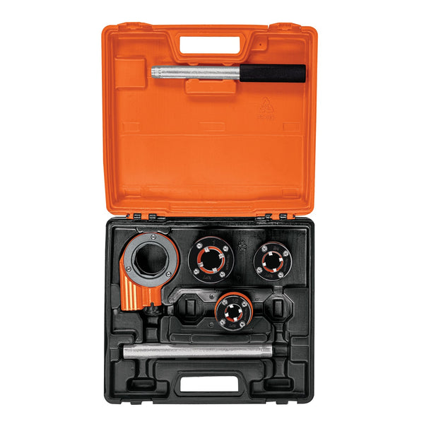 Juego de 4 tarrajas para tubo de 1/2" a 1"