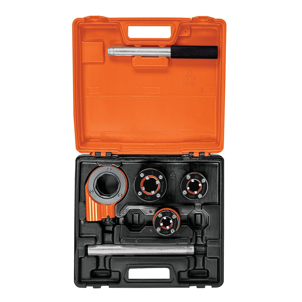 Juego de 4 tarrajas para tubo de 1/2