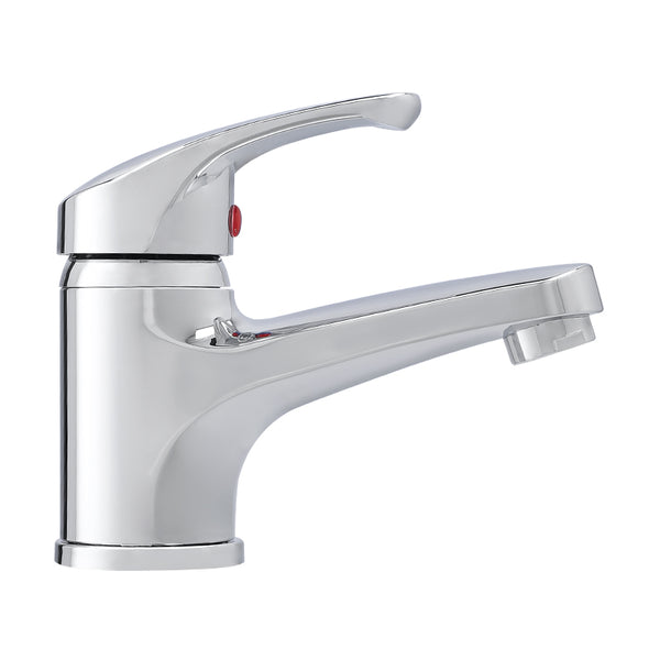 Monomando Para Lavabo Abs Cromo Dica Plateado Cromado