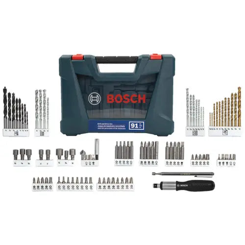Set Brocas Destornillador V-line 91pz Estuche Ms4091 Bosch