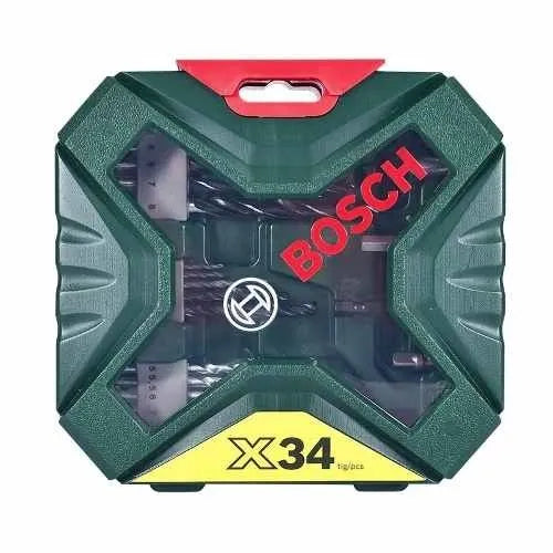 Set Brocas Ideal En Metal X-line 34 Pzs Bosch
